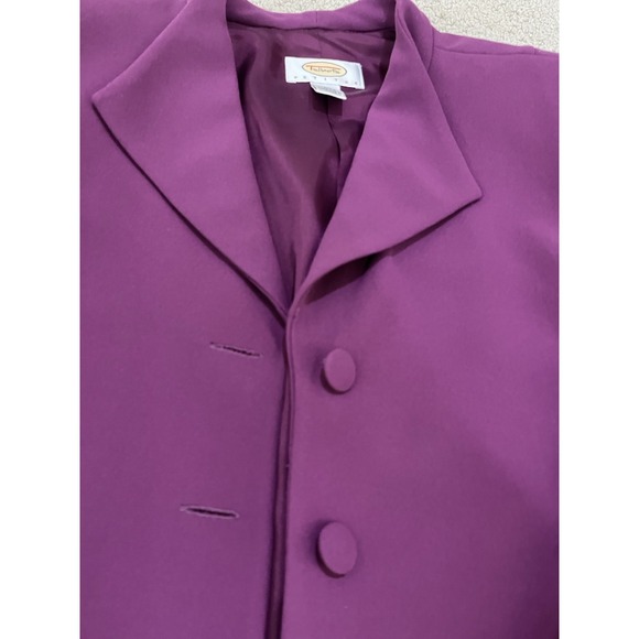 TALBOTS women purple 2- piece skirt suits size 12 - Picture 6 of 16
